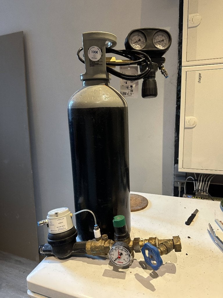 waterontharder/ ontkalker solucalc op gas, Elektronische apparatuur, Waterontharders, Ophalen, Zo goed als nieuw, Elektrische waterontharder
