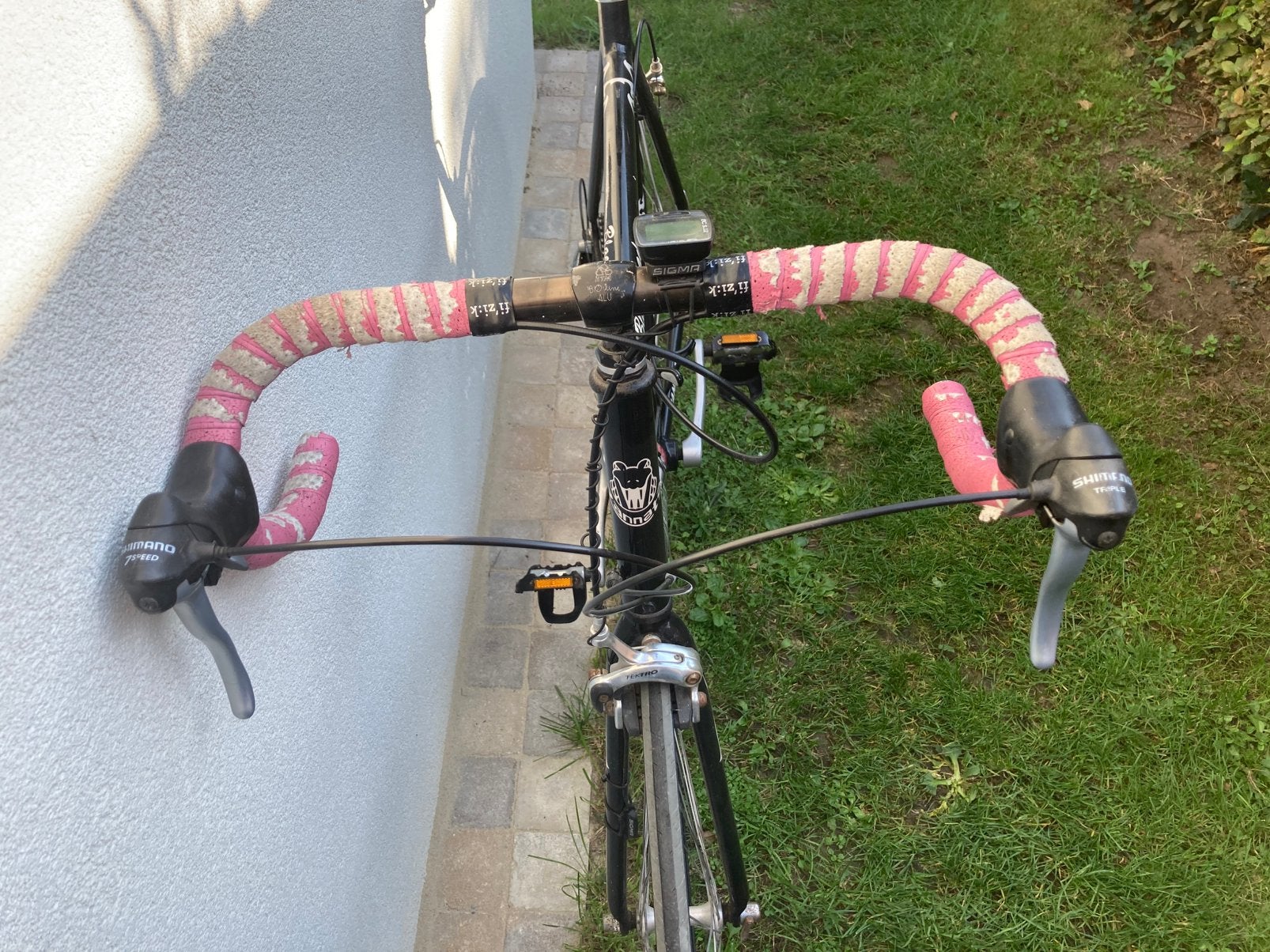 Traditionele koersfiets Zannata, Fietsen en Brommers, 28 inch, Gebruikt, Staal, Velgrem