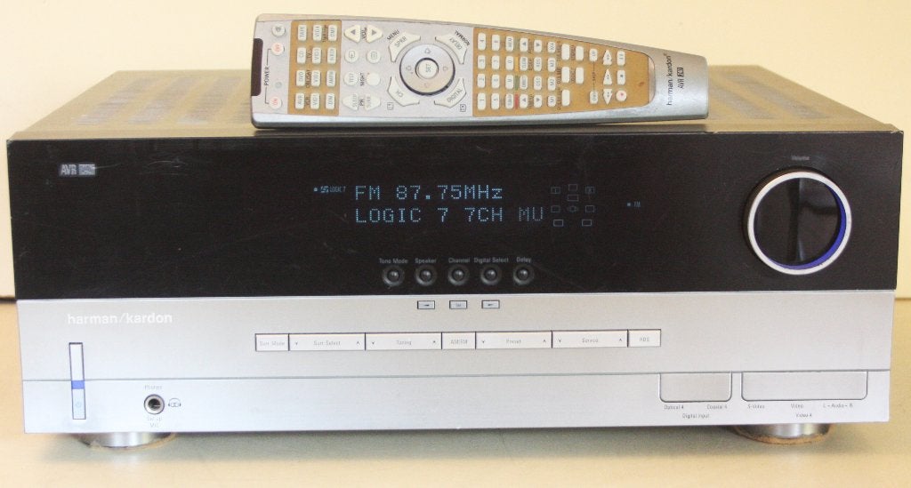 Harman Kardon AVR 240 Versterker Receiver Met Afstandsbd, Ophalen of Verzenden, Zo goed als nieuw, 120 watt of meer