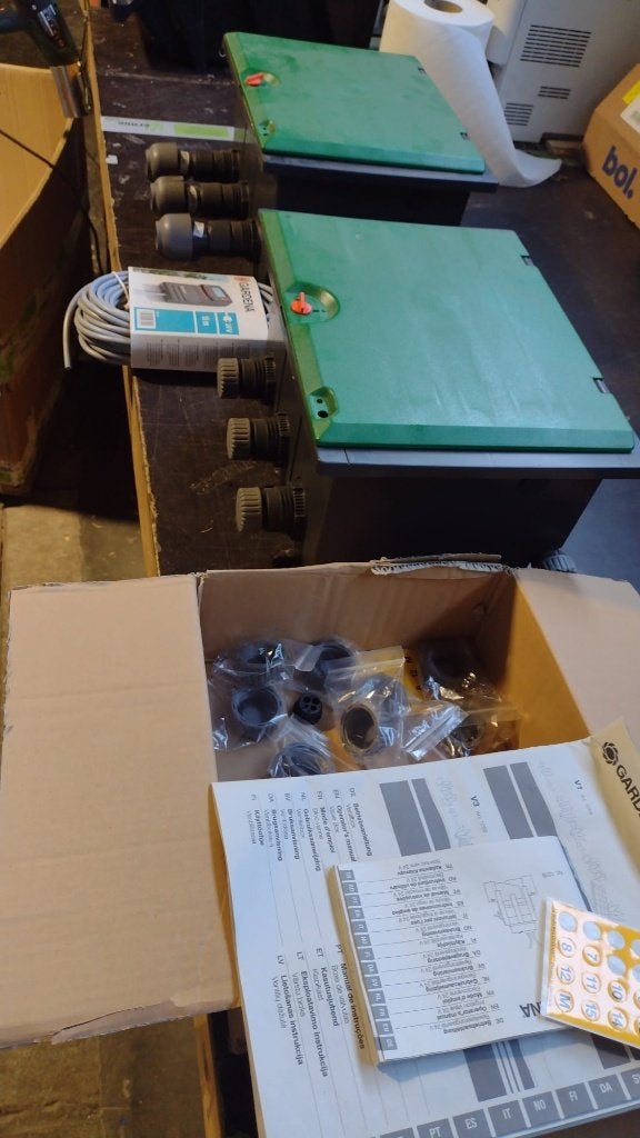 Gardena set voor automatisch besproeien van de tuin, Ophalen, Nieuw, Bestuurbaar via app