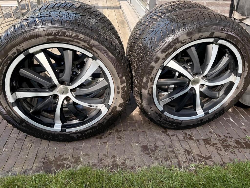 20” Brock velgen + winterbanden 275/45 R20 voor SUV, Auto-onderdelen, Ophalen, Gebruikt, Velg(en), 275 mm