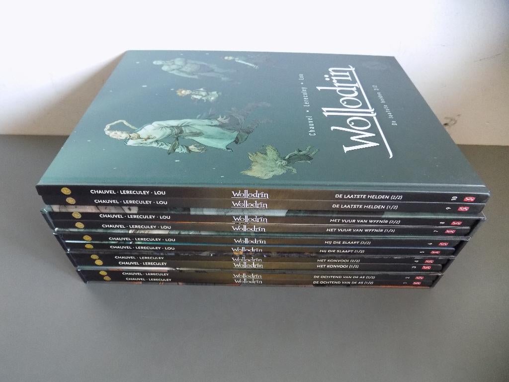 Wollodrin ~ Complete serie hardcovers 1 t/m 10 + 4 Box'n + e, Complete serie of reeks, Ophalen of Verzenden, Zo goed als nieuw