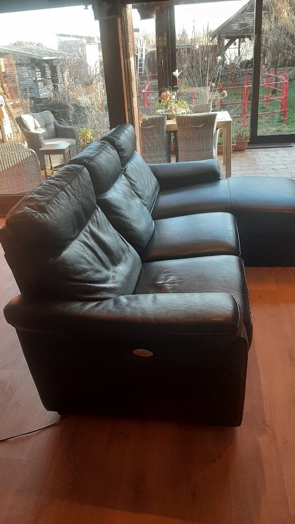 Divan, Huis en Inrichting, Fauteuils, Ophalen, Zo goed als nieuw, 150 cm of meer, Leer