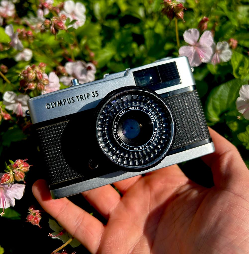 Vintage Tested & Working Olympus Trip 35, Audio, Tv en Foto, Fotocamera's Analoog, Ophalen of Verzenden, Zo goed als nieuw, Olympus