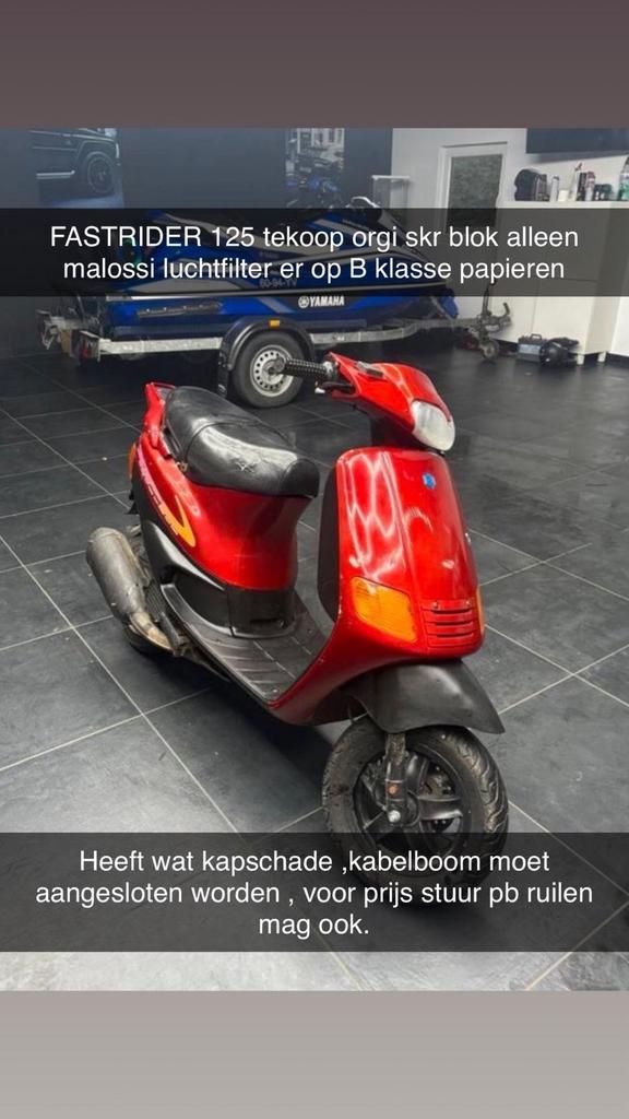 Fastrider 125cc TE RUIL VOOR ZIP125/172, Ophalen, Zo goed als nieuw, Zip