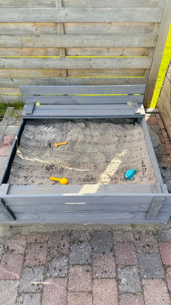 Zandbak, Ophalen, Zo goed als nieuw