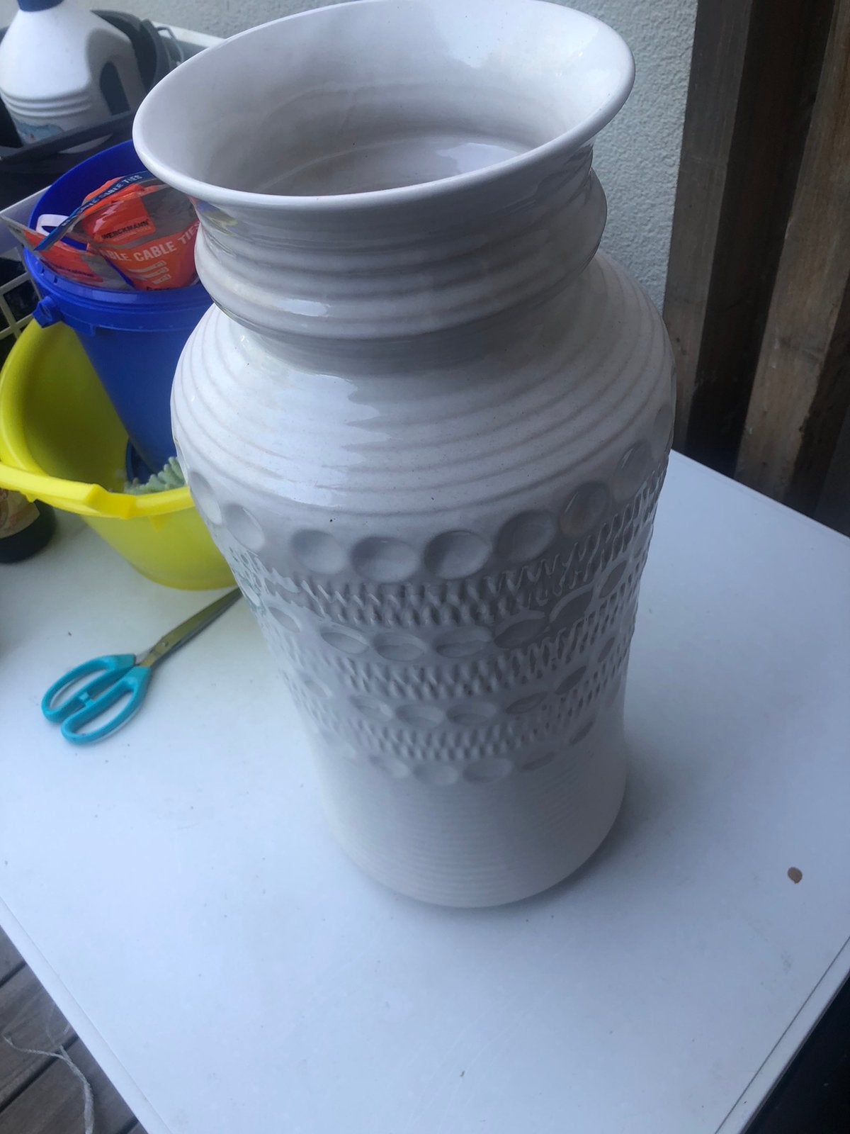 Grand vase blanc bax germany, Ophalen