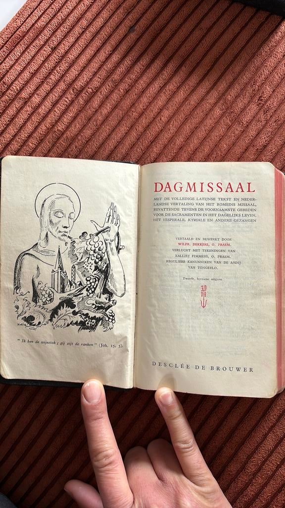 Missel du jour 1956 (Desclée de Brouwer), Collections, Religion, Christianisme | Catholique, Livre, Enlèvement