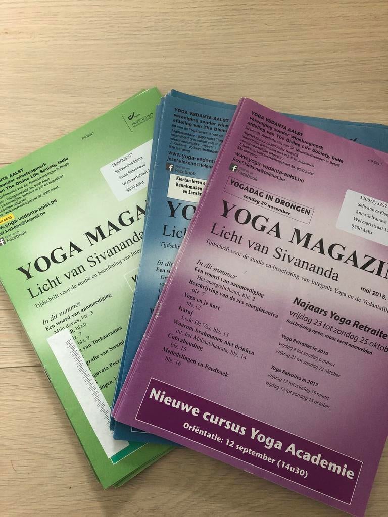 Tijdschriften Yoga Magazine Licht van Sivananda, Boeken, Ophalen of Verzenden, Gelezen, Lichaam en Geest
