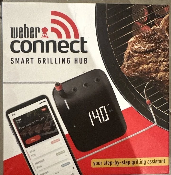 bbq Weber Connect Smart Grilling Hub met 3 thermometers, Enlèvement ou Envoi, Utilisé