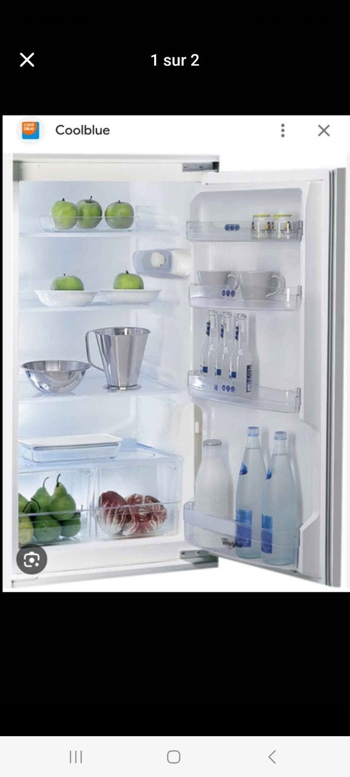 Réfrigérateur Frigo encastrable WHIRLPOOL neuf, Electroménager, Réfrigérateurs & Frigos, Enlèvement