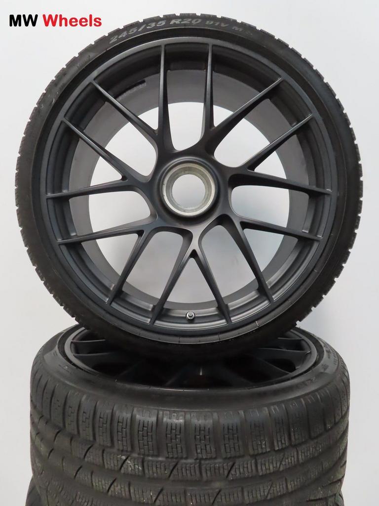 Porsche 20 inch Origineel 911 991 GTS velgen winterbanden, Gebruikt, -, -, Banden en Velgen