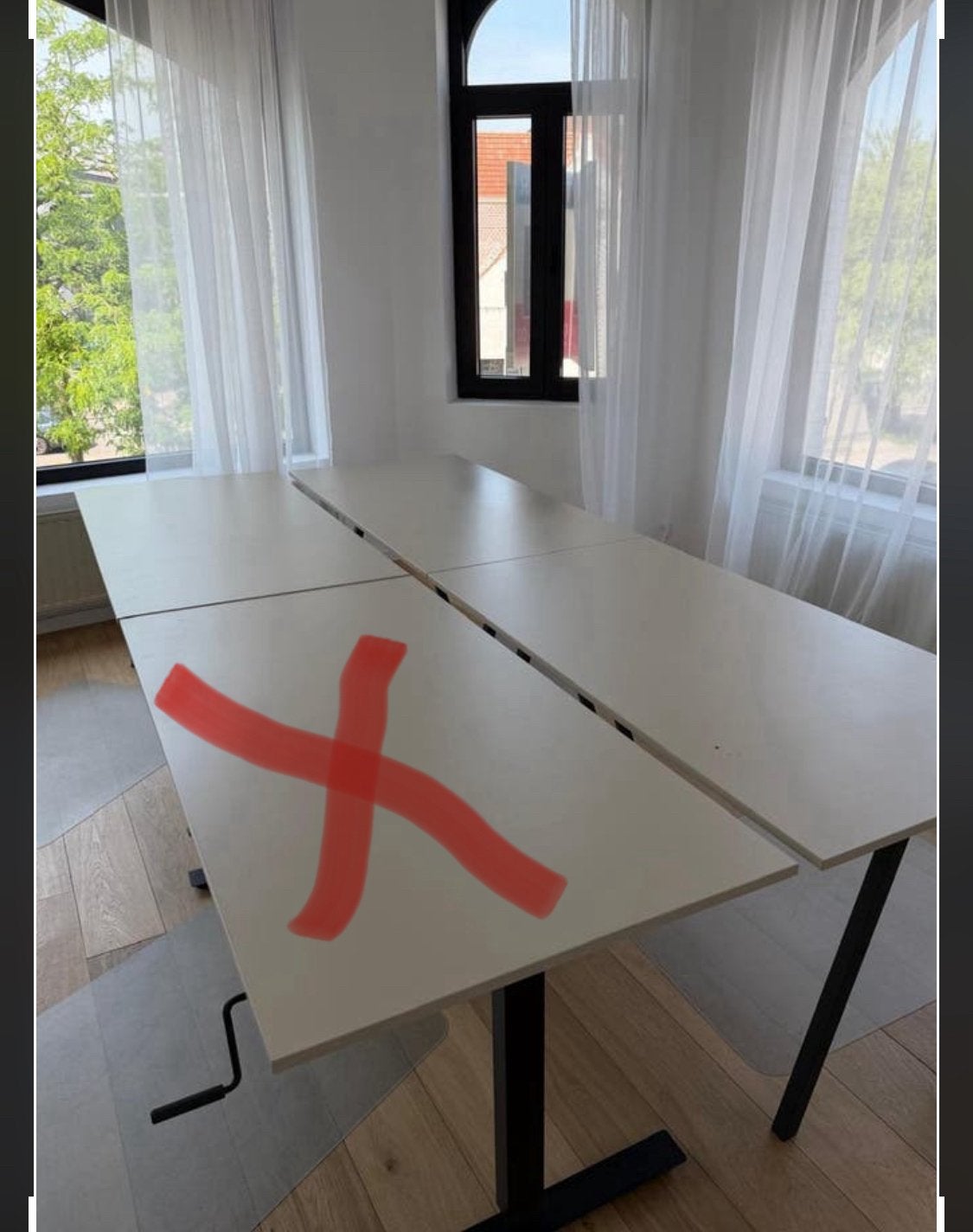 Tafel, Huis en Inrichting, Bureaus, Ophalen, Zo goed als nieuw, IKEA