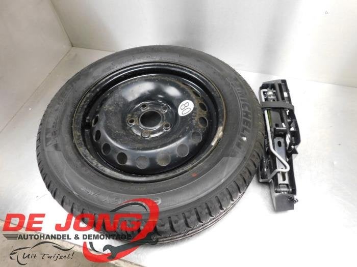 Kit de cric + Roue de secours d'un Renault Kangoo, Autos : Pièces & Accessoires, Renault, -, 3 mois de garantie, Utilisé
