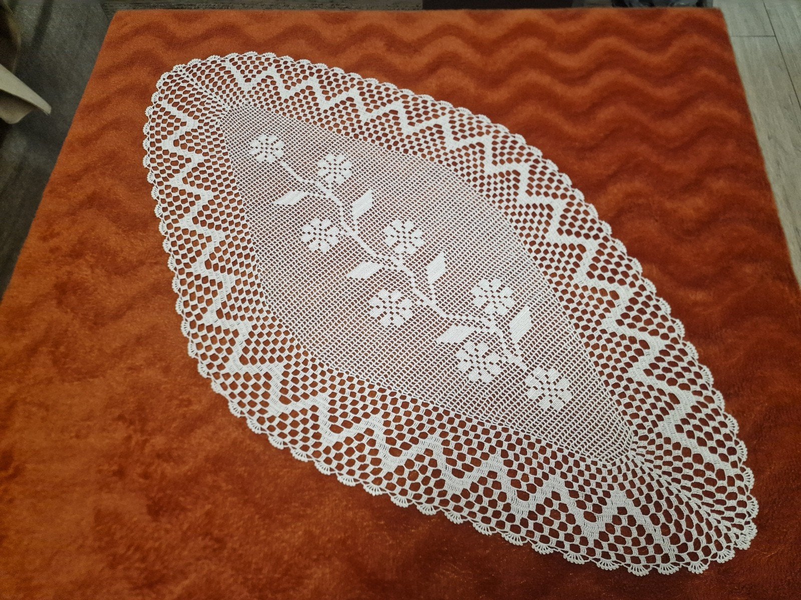 tafelkleed 35 €, Maison & Meubles, Nappe, Enlèvement, Fait à la main