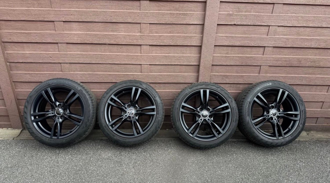 18” Styling 400M satijn zwart met banden, Autos : Pièces & Accessoires, Enlèvement, Pneu(s)