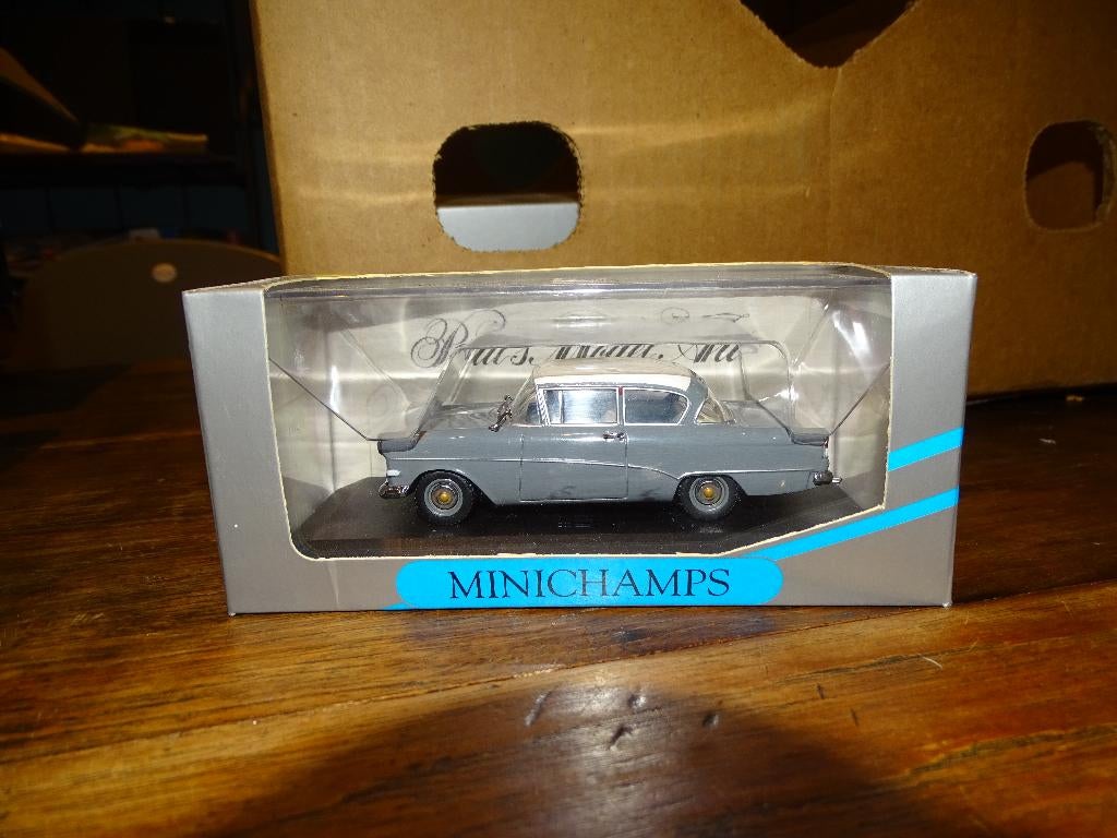 Minichamps Opel Rekord P1 Limousine 1958 - 60 1/43, Ophalen of Verzenden, Nieuw, Auto, MiniChamps