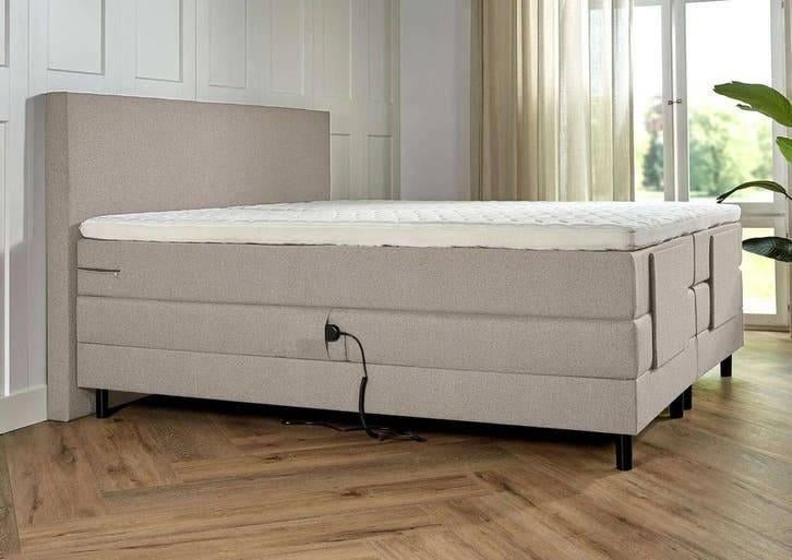 ACTION ! Sommier électrique Verona 180x200 — Beige, Maison & Meubles, Chambre à coucher | Lits boxsprings, Beige, Enlèvement ou Envoi