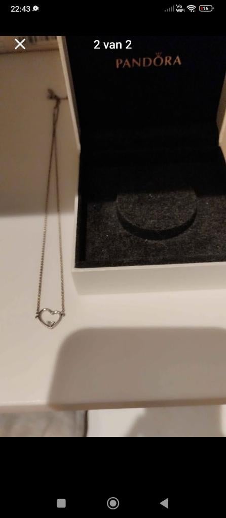 Pandora ketting, Handtassen en Accessoires, Kettingen, Ophalen, Zo goed als nieuw