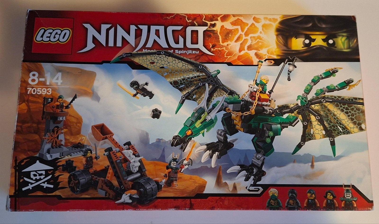 Lego Ninjago: De Groene NRG Draak, Kinderen en Baby's, Ophalen, Gebruikt, Lego, Compleet