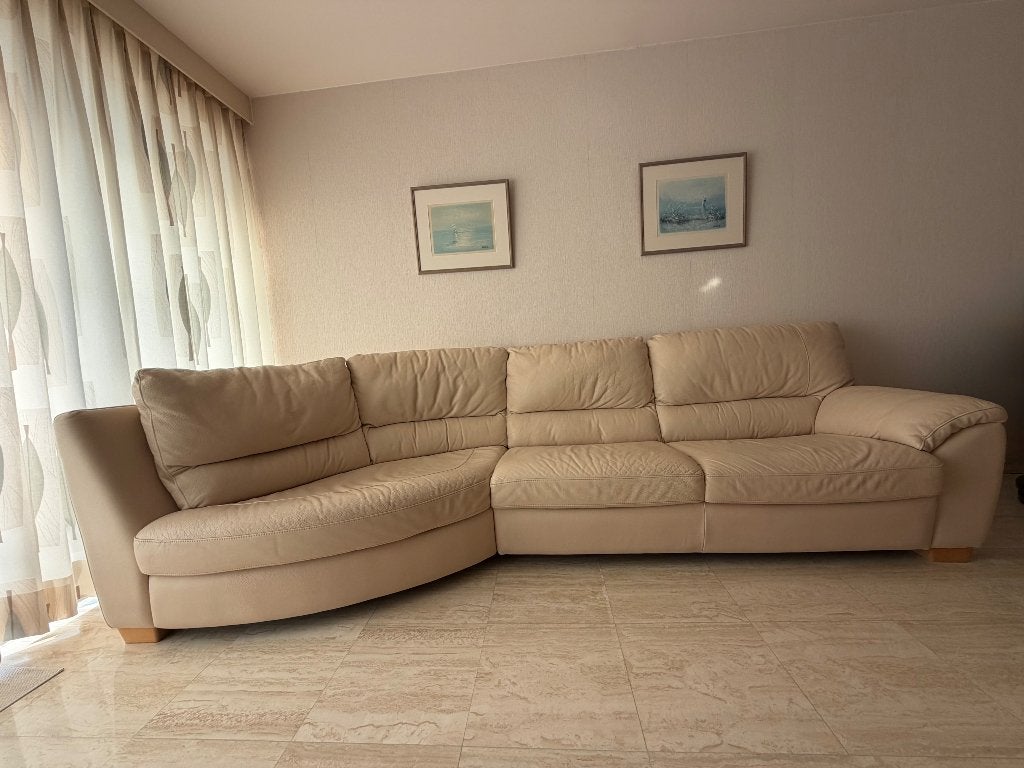 Salon Natuzzi, Ophalen, Zo goed als nieuw, Leer