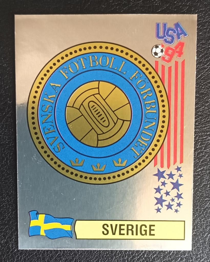 PANINI USA 94 # 153 BADGE SVERIGE, Enlèvement ou Envoi