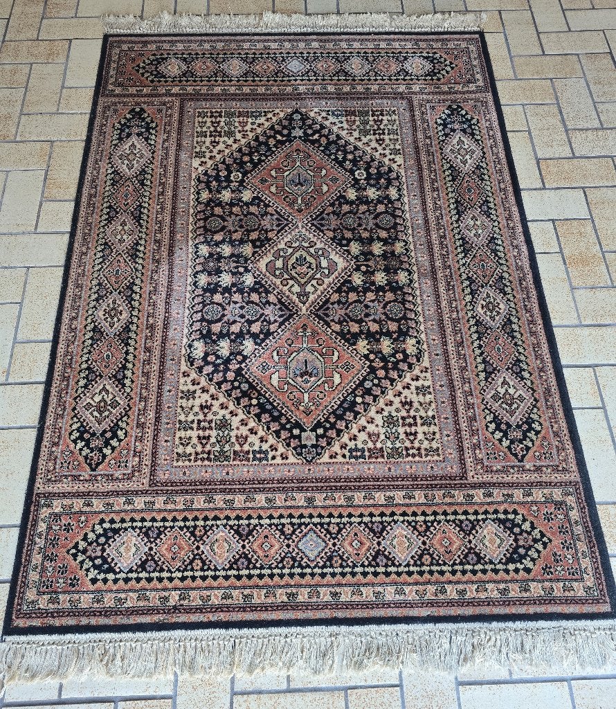 Vintage Super Keshan-tapijt 200x142 Perzisch tapijt, Huis en Inrichting, Ophalen, Rechthoekig