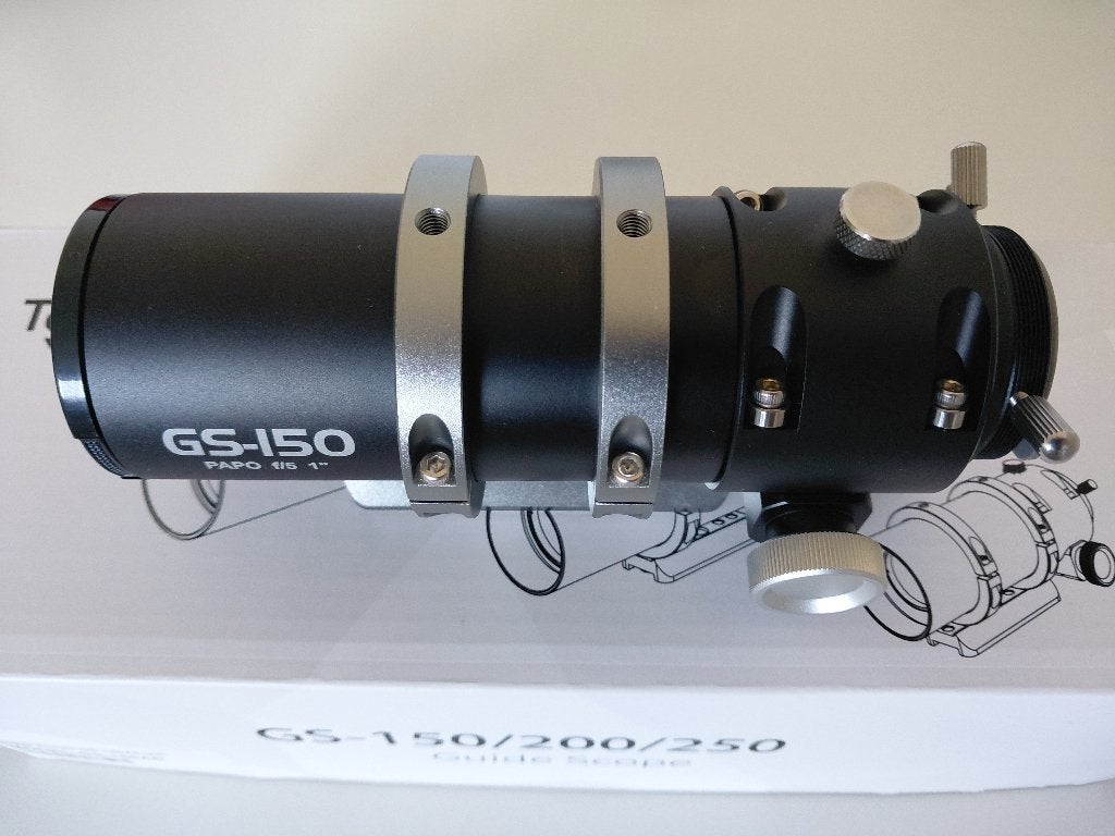 Telescoop guidescope touptek te koop, Enlèvement, Comme neuf, Moins de 80 mm, Télescope réfracteur (lentilles)