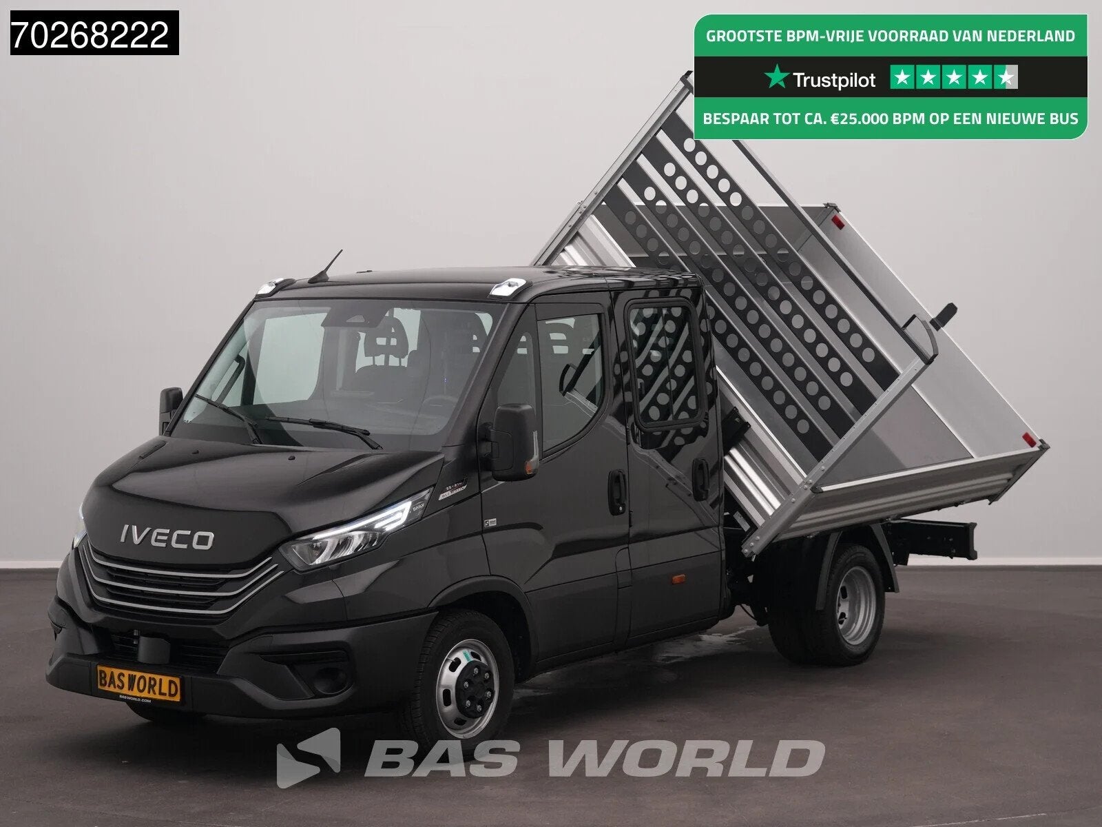Iveco Daily 35C21 3.0L Automaat Driezijdige Kipper Dubbel Ca, Stof, Euro 6, 4 cilinders, Iveco
