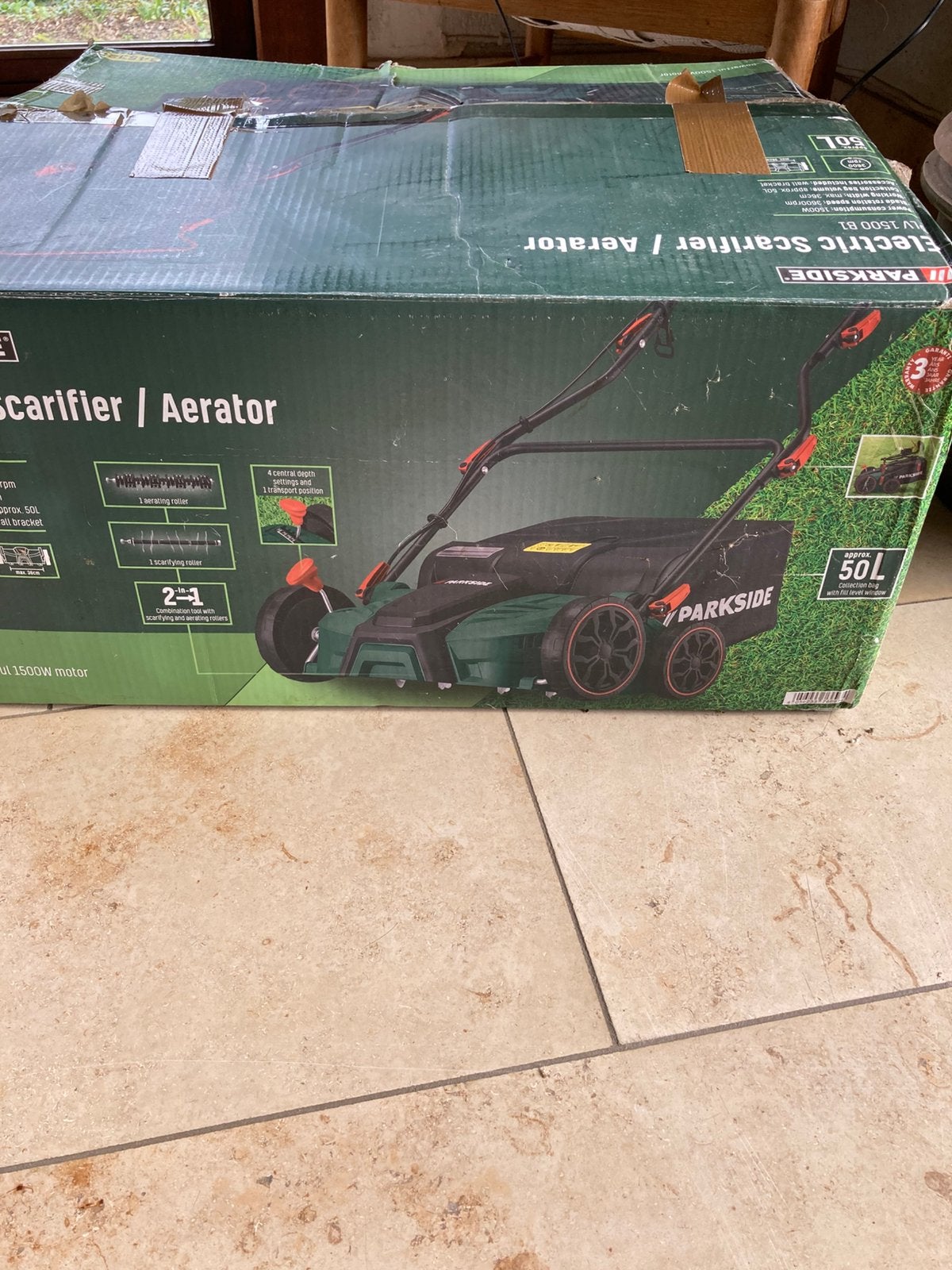 Parkside elektrische verticuteermachine - NIEUW, Tuin en Terras, Ophalen, Nieuw, Elektrisch