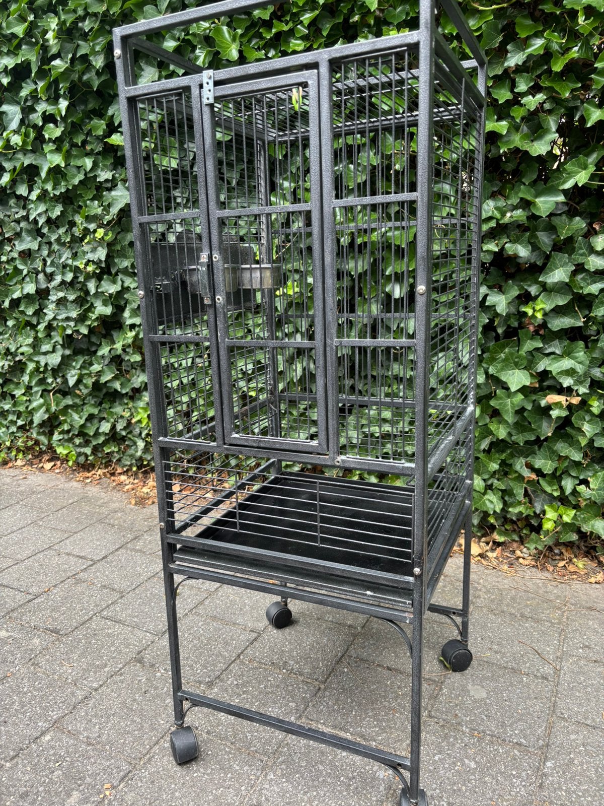 Kooi papegaaien parkieten, Dieren en Toebehoren, Ophalen, Gebruikt, Metaal, Vogelkooi