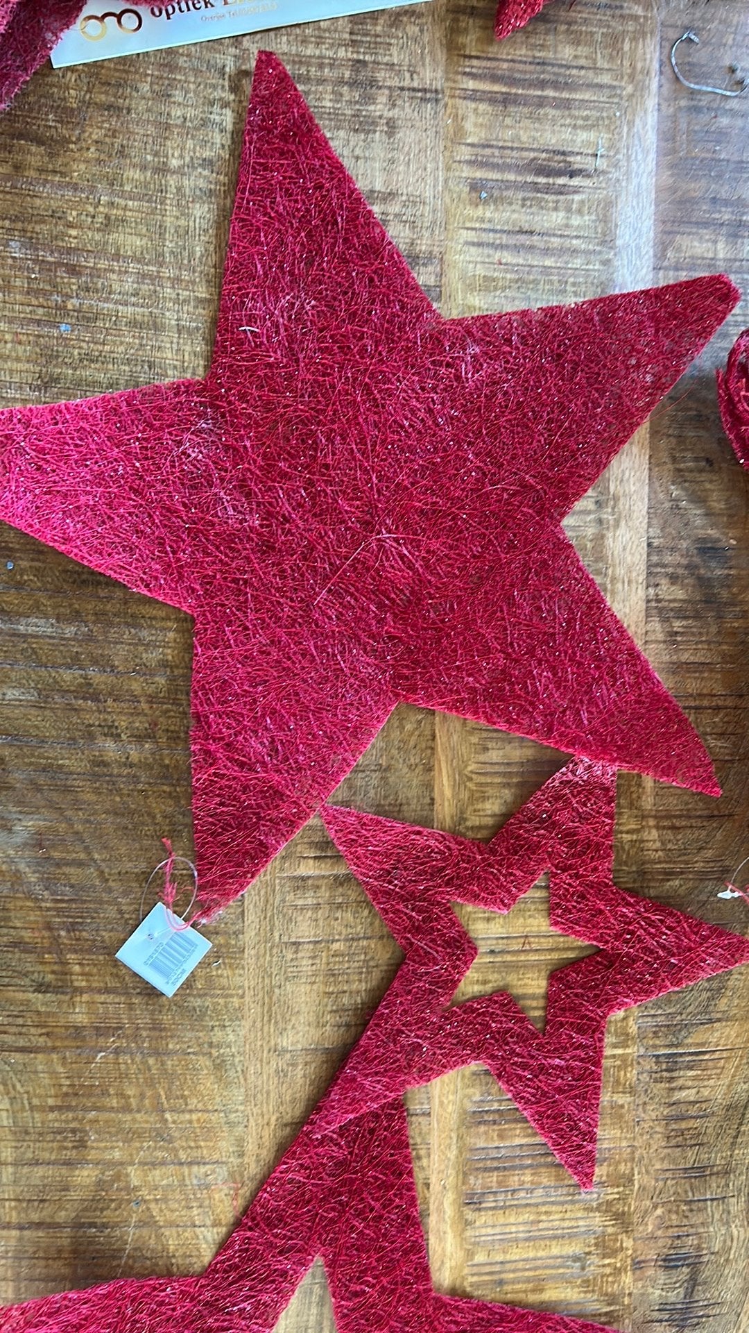Decoratie sterren, Ophalen of Verzenden, Zo goed als nieuw