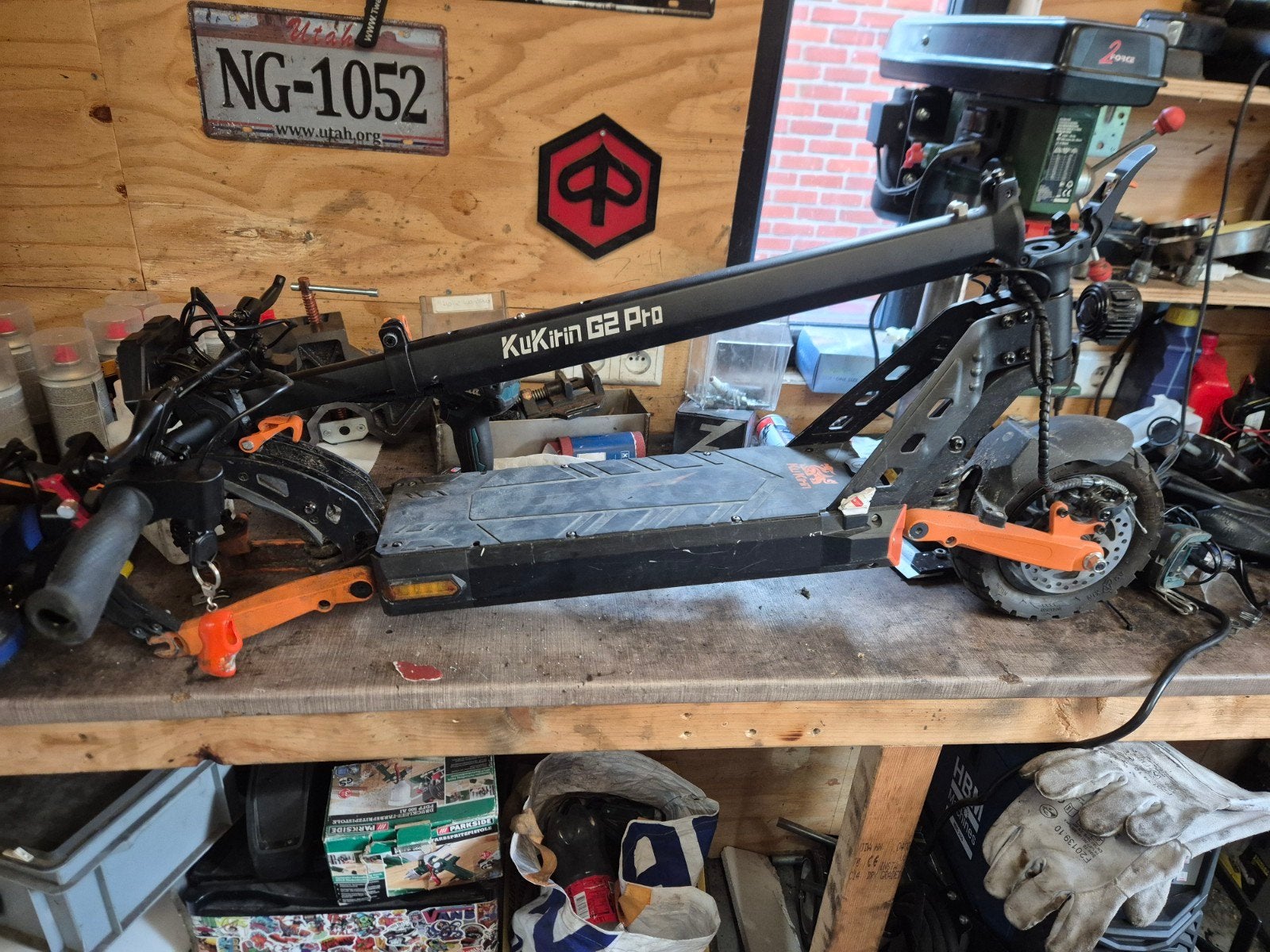 Kukirin G2 Pro E-step - Motor defect (as), Enlèvement ou Envoi, Utilisé