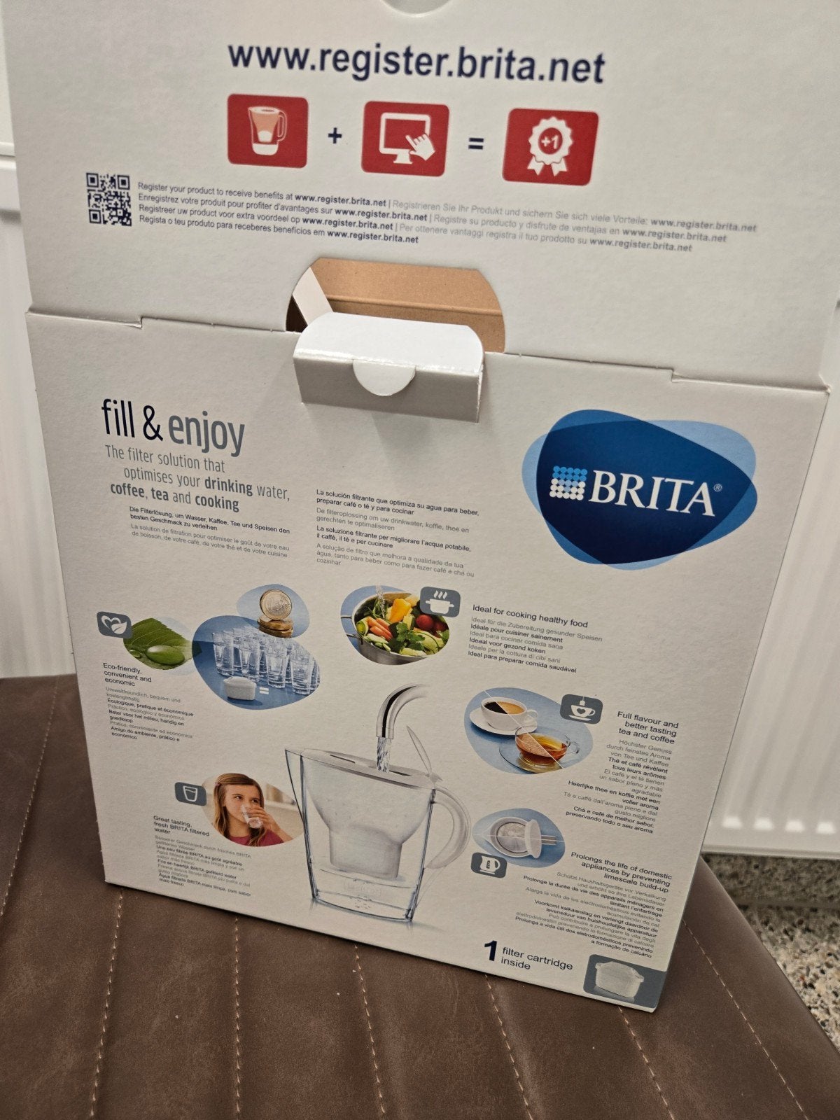Brita 1030941waterfilters + marella kannen, Ophalen, Nieuw