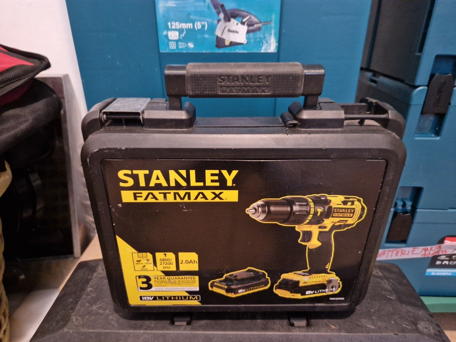 Stanley Fatmax 18V schroevendraaier + oplader + batterij + d, Ophalen