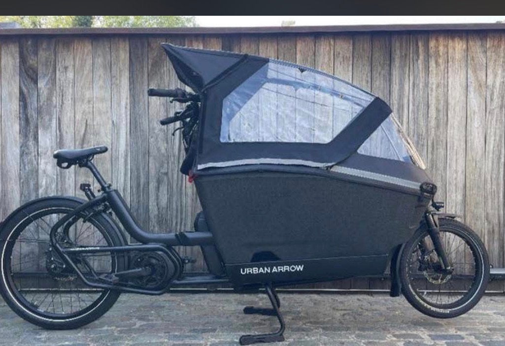 Regenhuif plus Urban Arrow, Vélos & Vélomoteurs, Vélos | Vélos avec bac, Enlèvement, Comme neuf