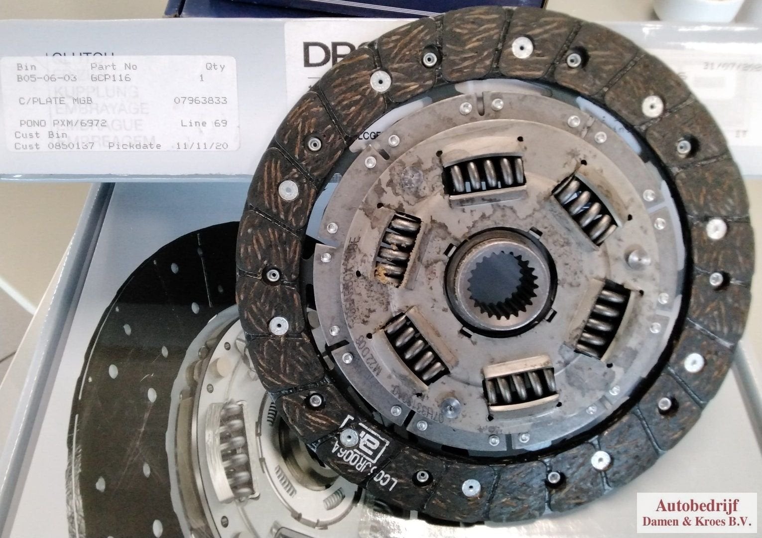 Koppelingsplaat MGB GCP116, Neuf, -, -, MG