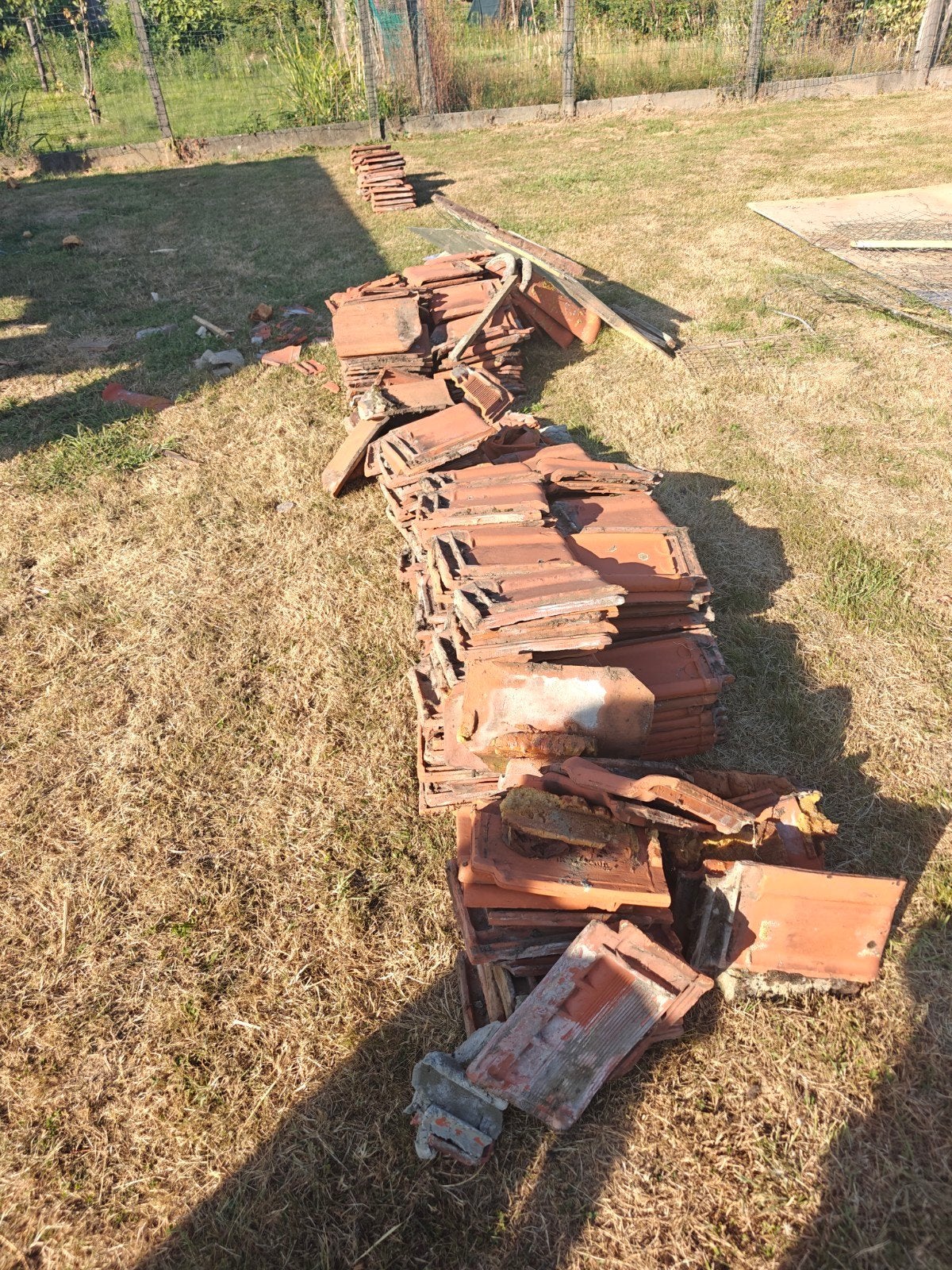Dakpannen +150 stuks, Doe-het-zelf en Bouw, Dakpannen en Dakbedekking, Ophalen, Dakpannen