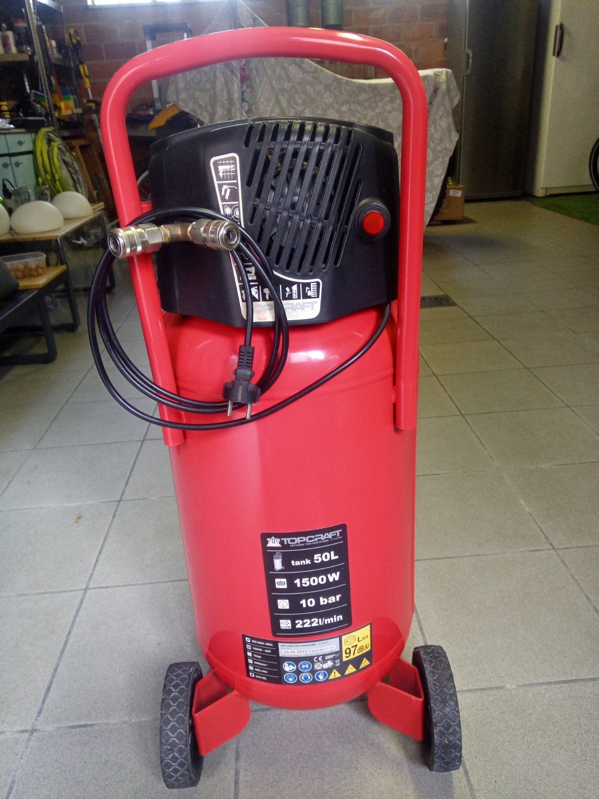 compressor, Ophalen