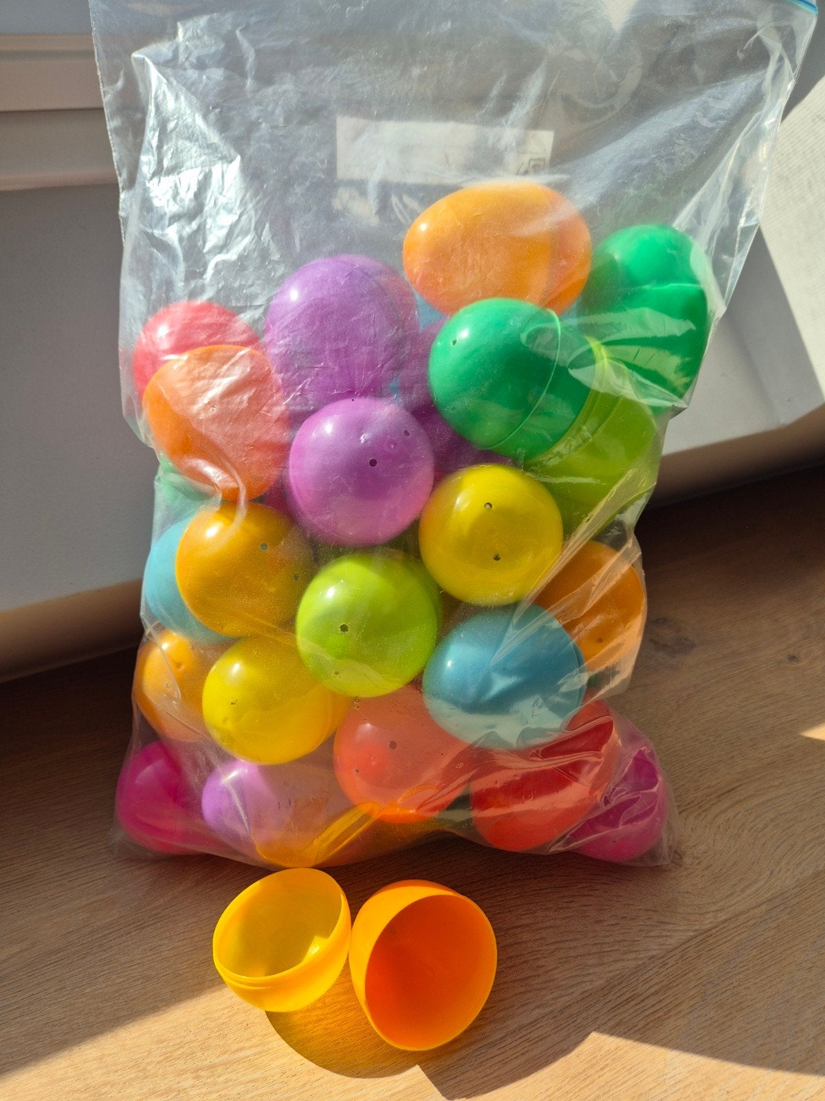 zak plastic vuleieren, Ophalen