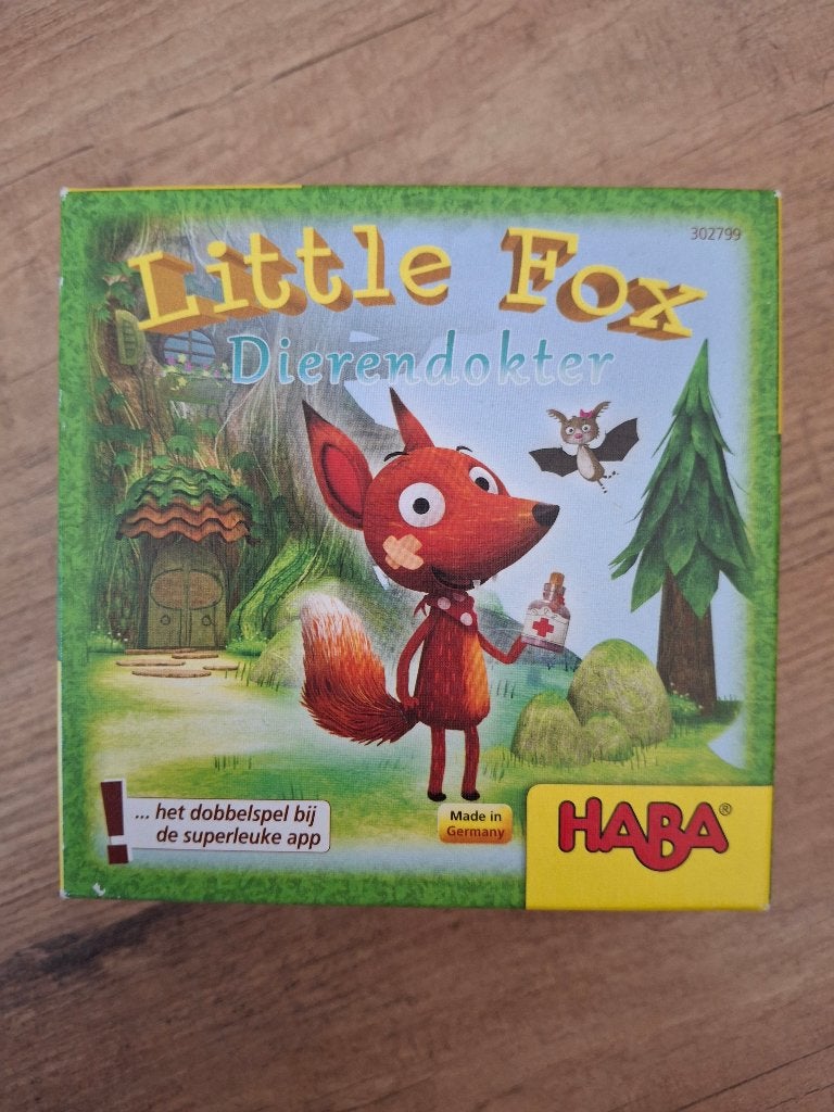 Little fox dierendokter - Haba, Hobby en Vrije tijd, Gezelschapsspellen | Bordspellen, Een of twee spelers, Ophalen, Gebruikt