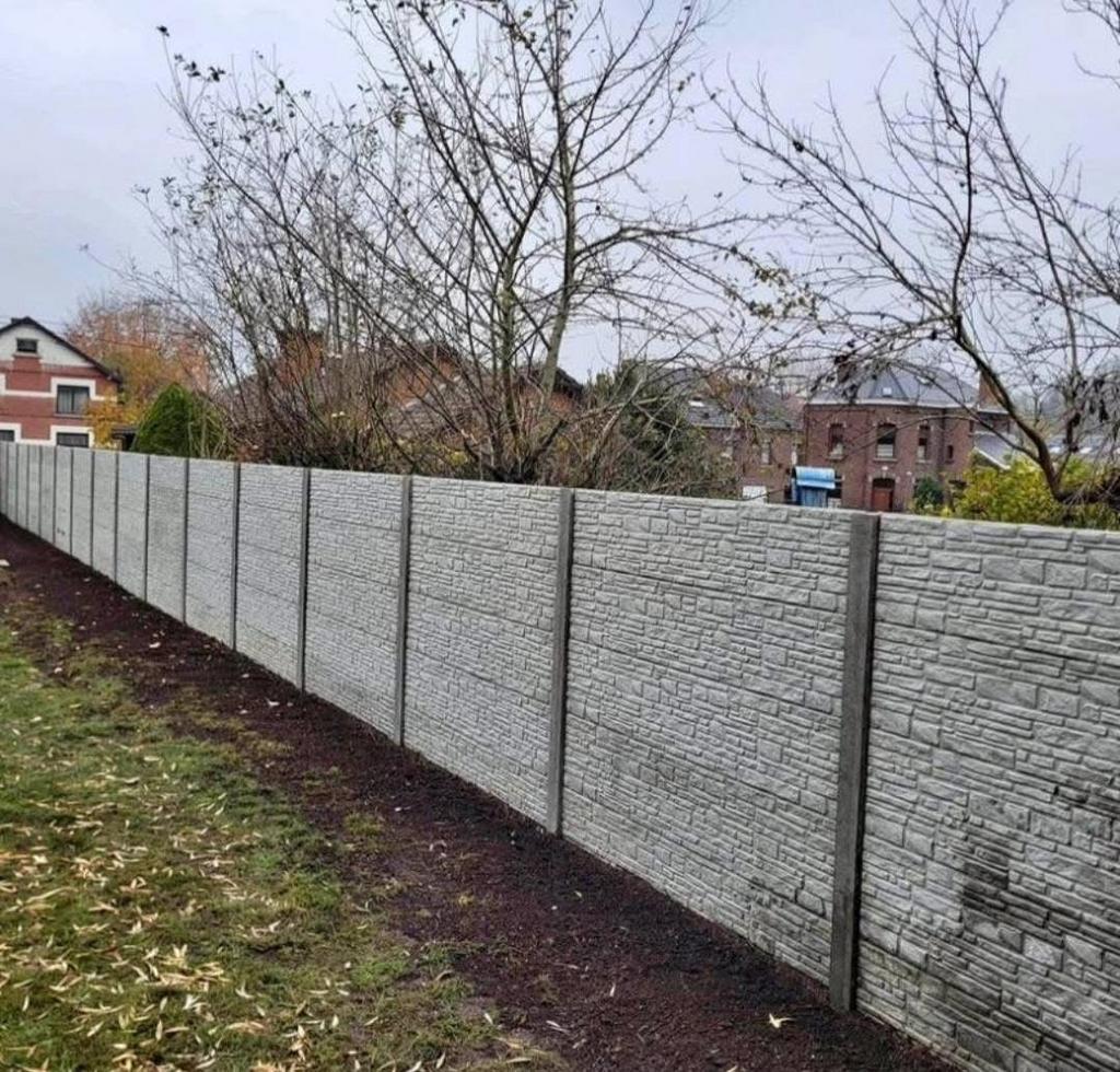 Clôture béton, Enlèvement ou Envoi, Comme neuf, Bois