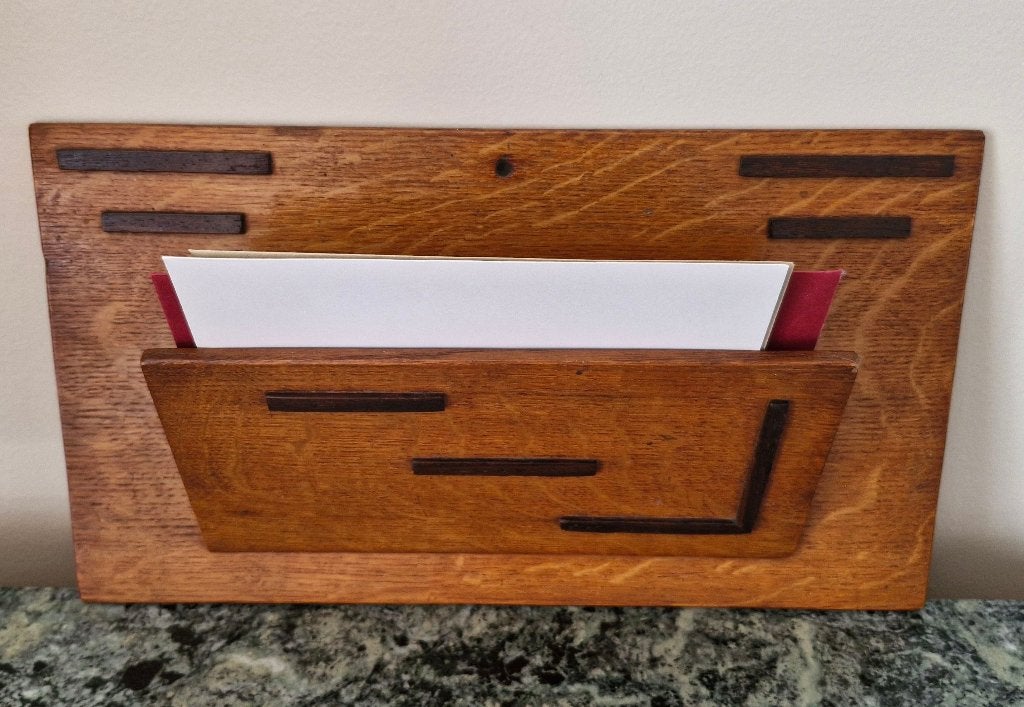 Brievenhouder art deco, Antiek en Kunst, Kunst | Beelden en Houtsnijwerken, Overige onderwerpen, Art deco, Ophalen of Verzenden