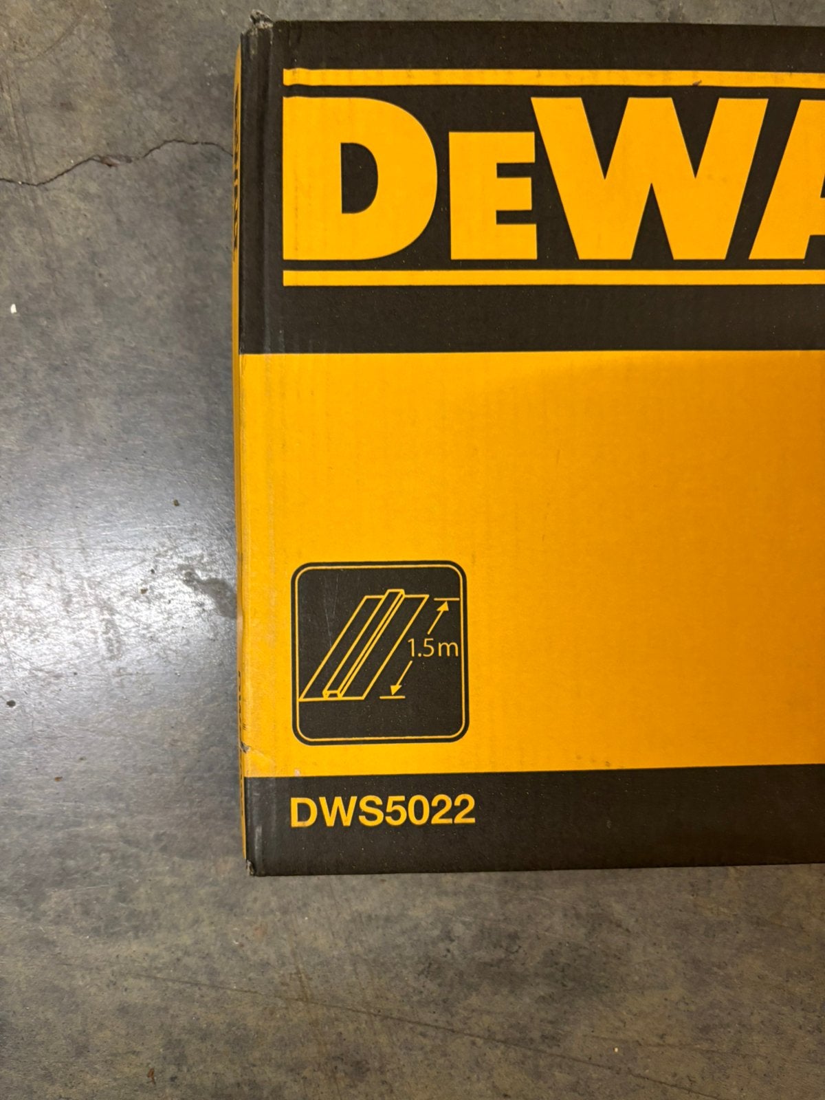 Dewalt track 1,5m DWS5022, Doe-het-zelf en Bouw, Gereedschap | Zaagmachines, Ophalen of Verzenden, Nieuw, Invalzaag