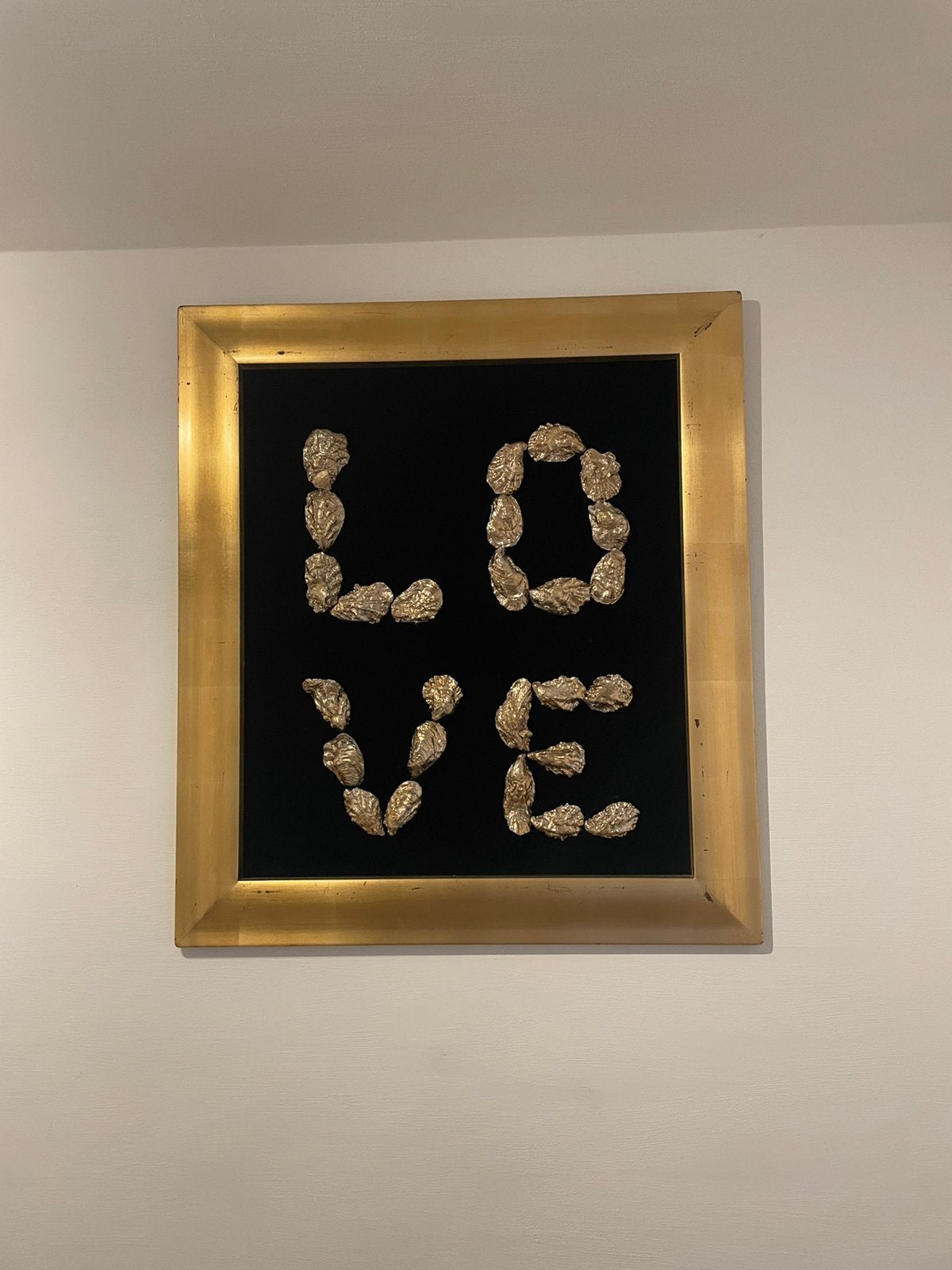 Gouden kader LOVE, Ophalen, Zo goed als nieuw