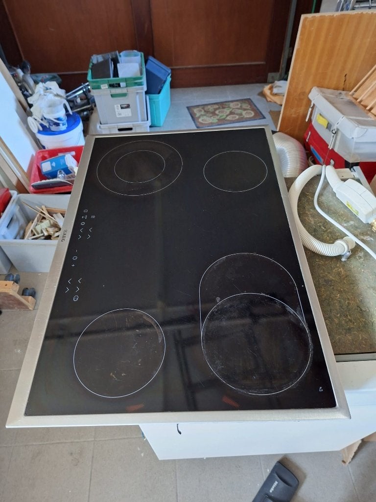 aeg keramische kookplaat, Electroménager, Tables de cuisson, Enlèvement, Utilisé, 5 zones de cuisson ou plus, Encastré
