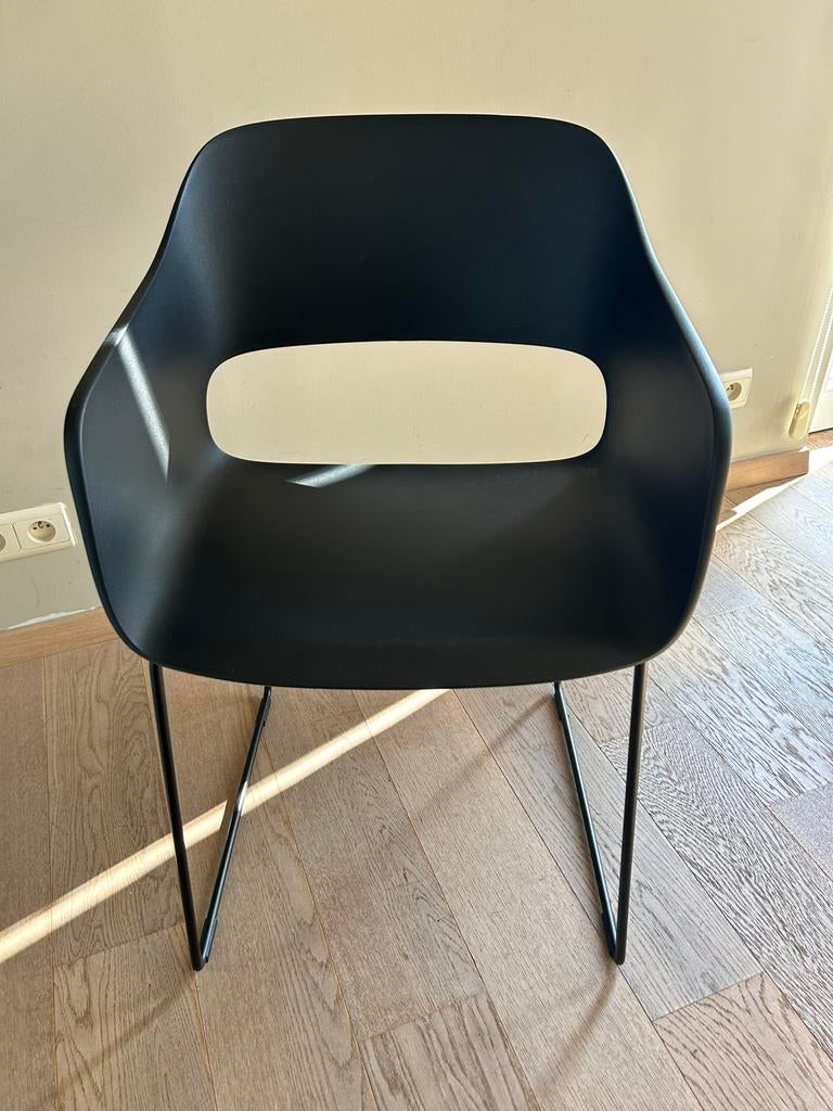 Chaise design noire Pedrali Babila, Enlèvement, Comme neuf, Noir