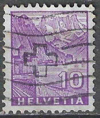 Zwitserland 1934 - Yvert 273 - Kasteel van Chillon  (ST), Verzenden, Gestempeld