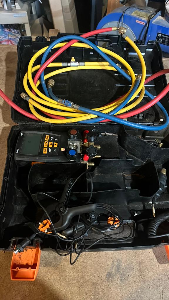 Testo 557 set, Ophalen, Gebruikt