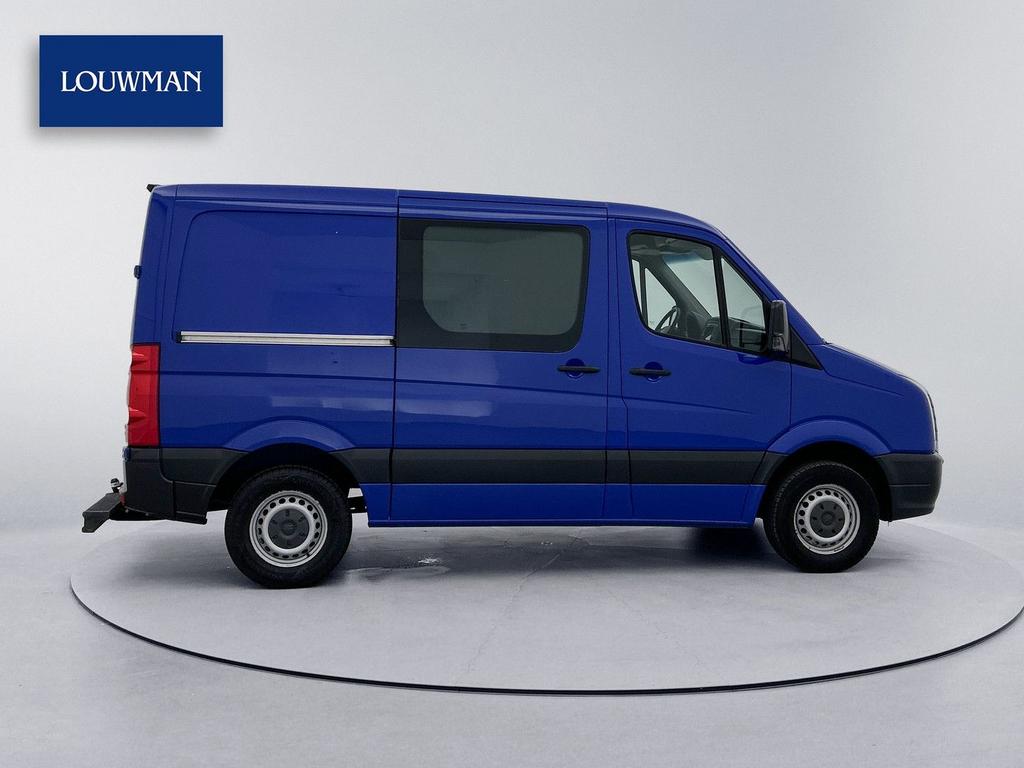 Volkswagen Crafter 35 2.0 TDI L1H1 2x schuifdeur Inrichting, Blauw, Electronic Stability Program (ESP), Onderhoudsboekje, Te koop